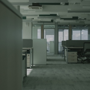 An empty office space